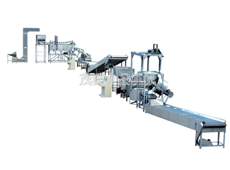 濟(jì)南花生米自動油炸生產(chǎn)線