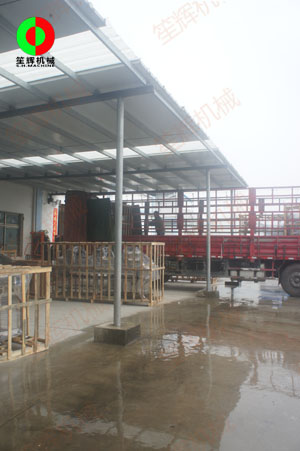 江西客戶訂購一批蔬菜加工生產(chǎn)線順利出貨