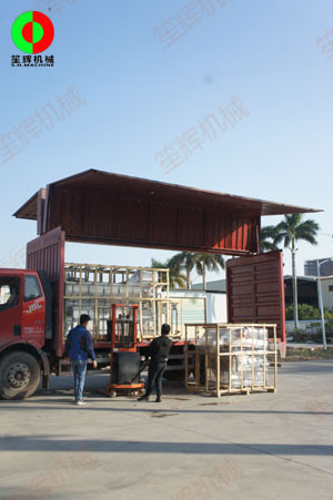 渦流洗菜機及平面分選臺順利完工出貨！