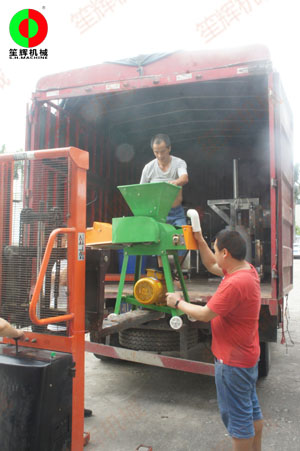 艾草生產(chǎn)線順利檢測調(diào)試完成，裝車送往客戶工廠!