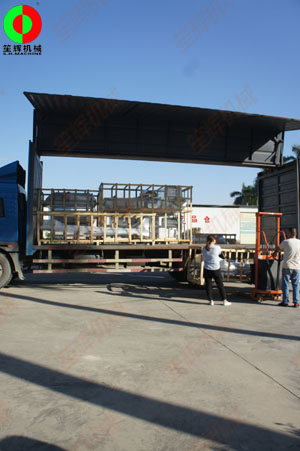 果蔬清洗機(jī)等食品前處理設(shè)備生產(chǎn)線按期交付出貨！