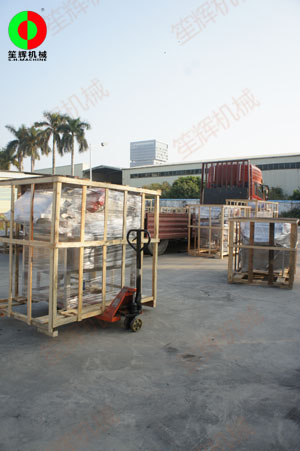 年前某經(jīng)銷商定購(gòu)的蔬果加工機(jī)械設(shè)備訂單，按期完工交付！