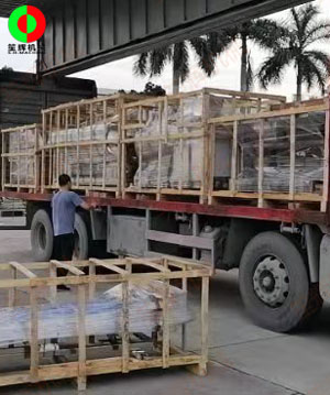 大批切菜機及洗菜機等蔬果前處理加工機械發(fā)貨交付客戶！