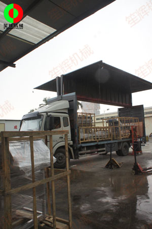 大雨滂沱，也要把蔬果清洗加工生產(chǎn)線按時按質(zhì)裝車交付客戶！