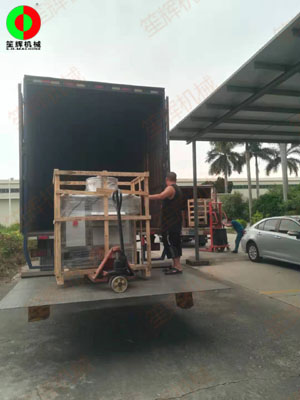 大蒜分瓣機(jī)、大蒜脫皮機(jī)等設(shè)備發(fā)貨交付客戶！