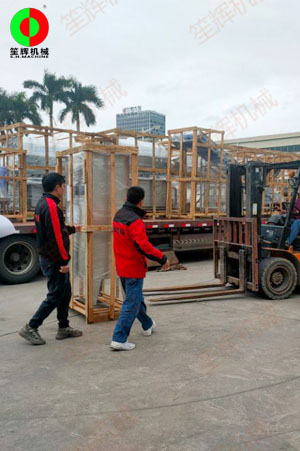 山東客戶訂購我司新研發(fā)智能渦流清洗線系統(tǒng)！