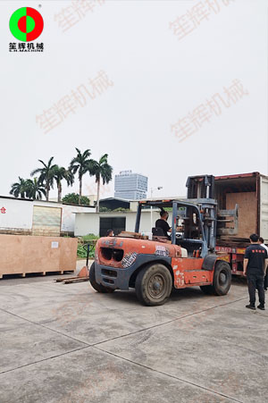 泰國客戶復購的沙拉菜清洗脫水線設備發(fā)貨交付！