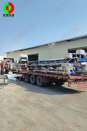 海南某客戶南瓜前處理生產(chǎn)線交付客戶！